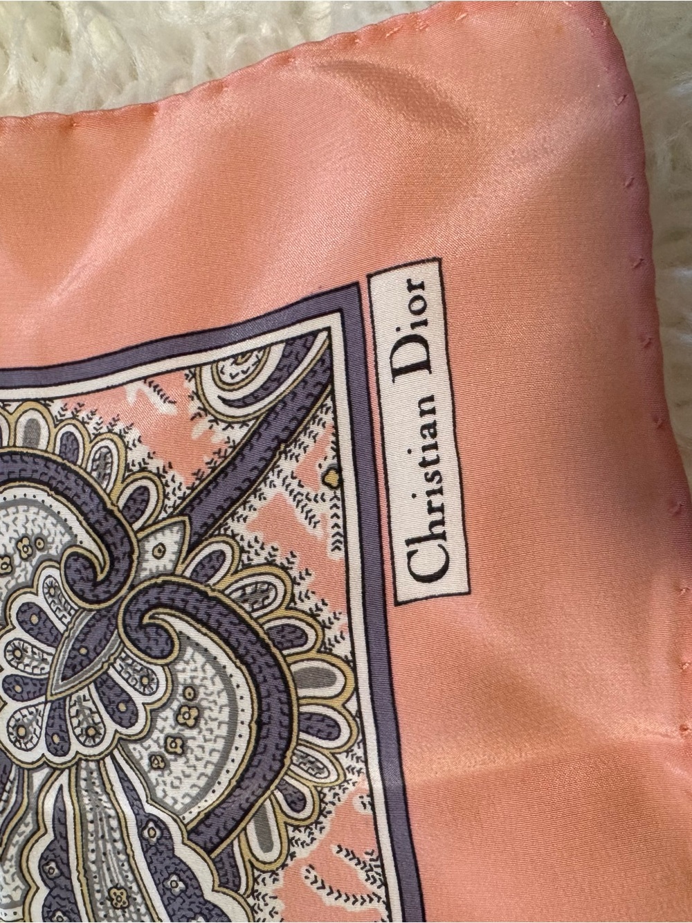 Dior silk scarf - Picture 4 of 4